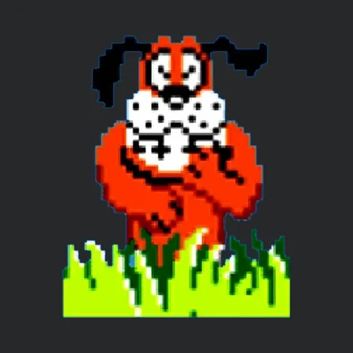 Duck Hunt Dog Laughing Nes Retro 80s Videogame