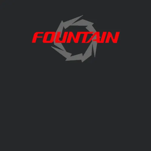 Fountain Power Boats Speed Performance Red Logo White