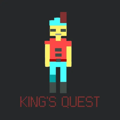 Kings Quest Video Game Retro 80s
