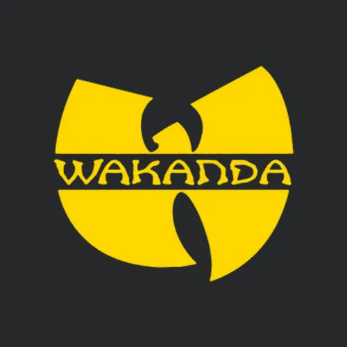 Marvel Comics Wu Tang Clan Logo Mashup Funny Black Panthers Rap