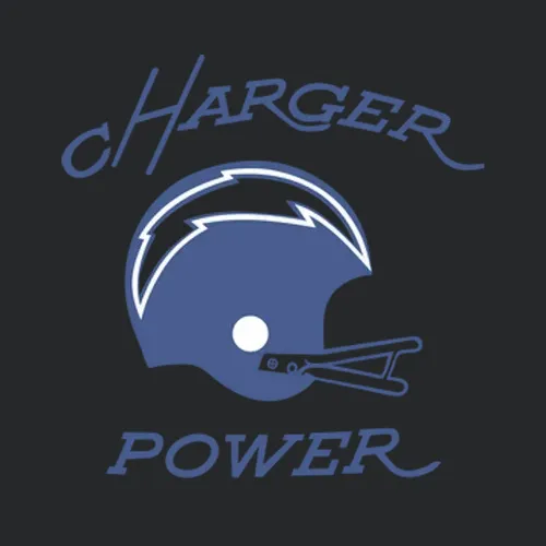 San Diego Chargers Charger Power Football Nfl Vintage Retro Fan