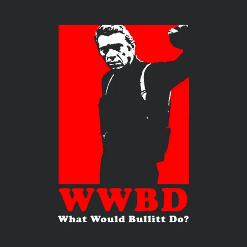 Wwbd Bullitt Steve Mcqueen Black