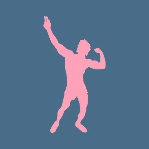Zyzz Silhouette Vector