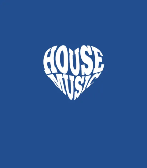 House Music Heart Gift For Deejays