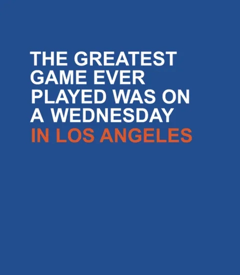 Houston The Greatest Game Ever Played Championship