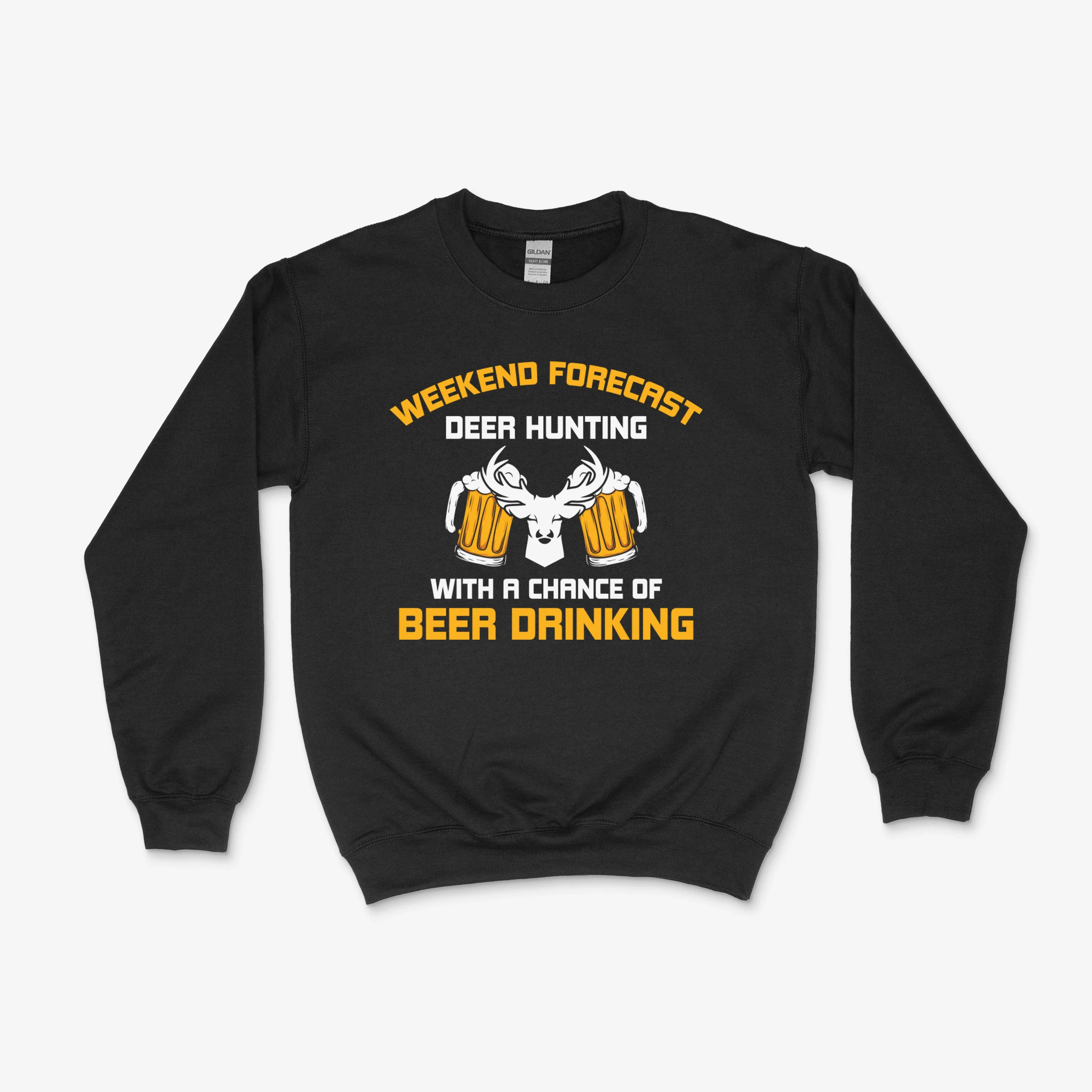 Funny Deer Hunting Beer Drinking
