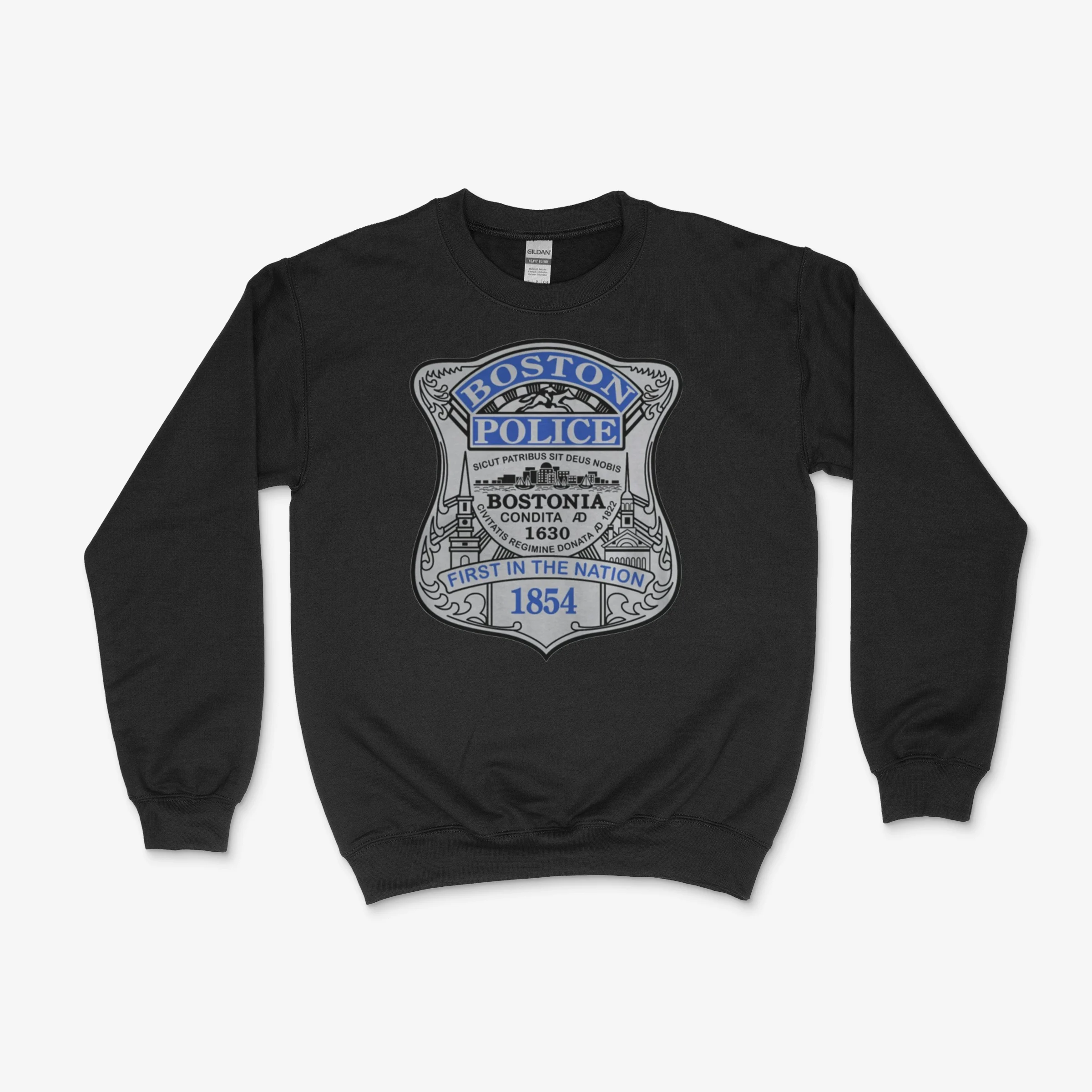 Limited Edition Boston Police Badge Small Mens Premium