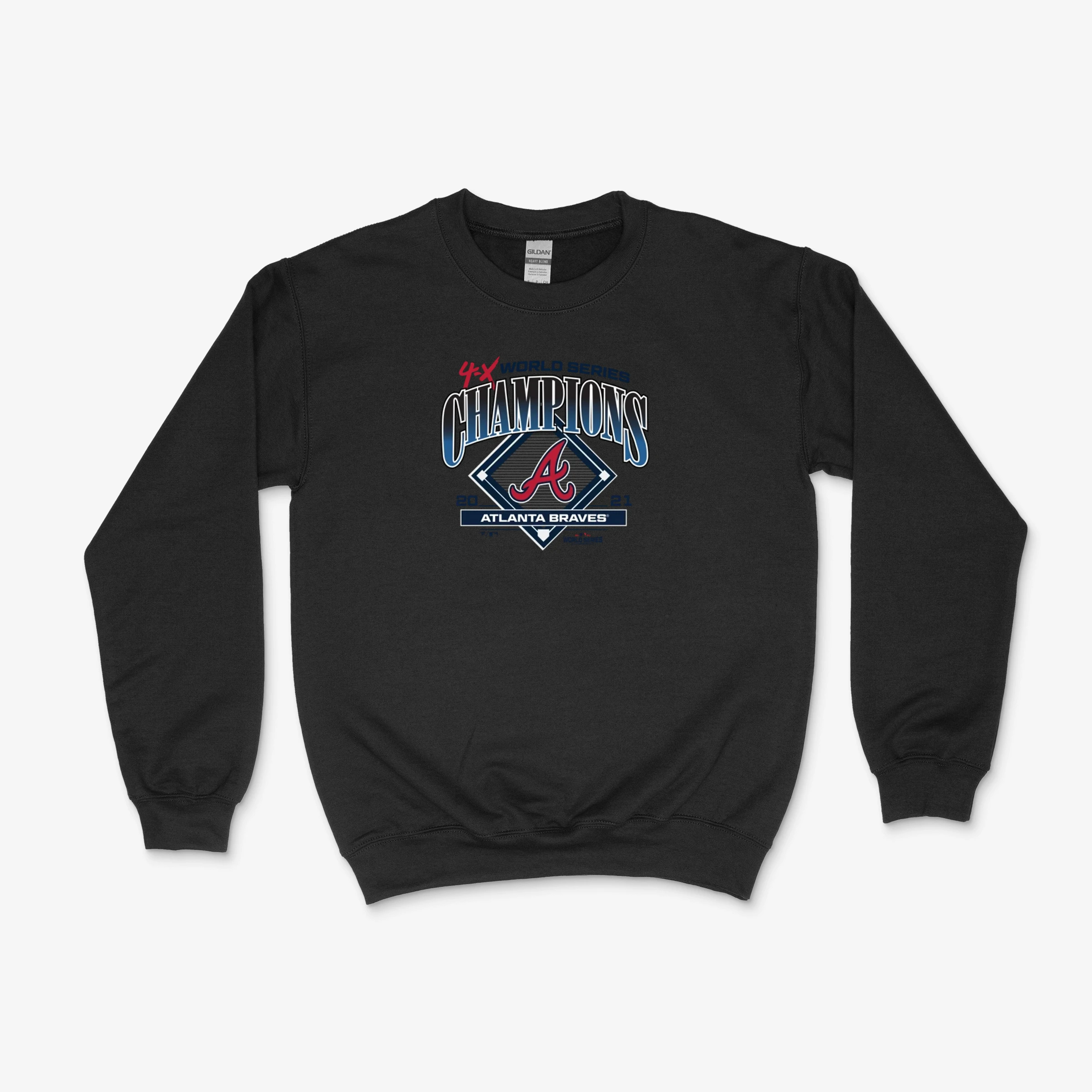 Atlanta Braves Fanatics Branded 4 Time World Series Champions Trophy
