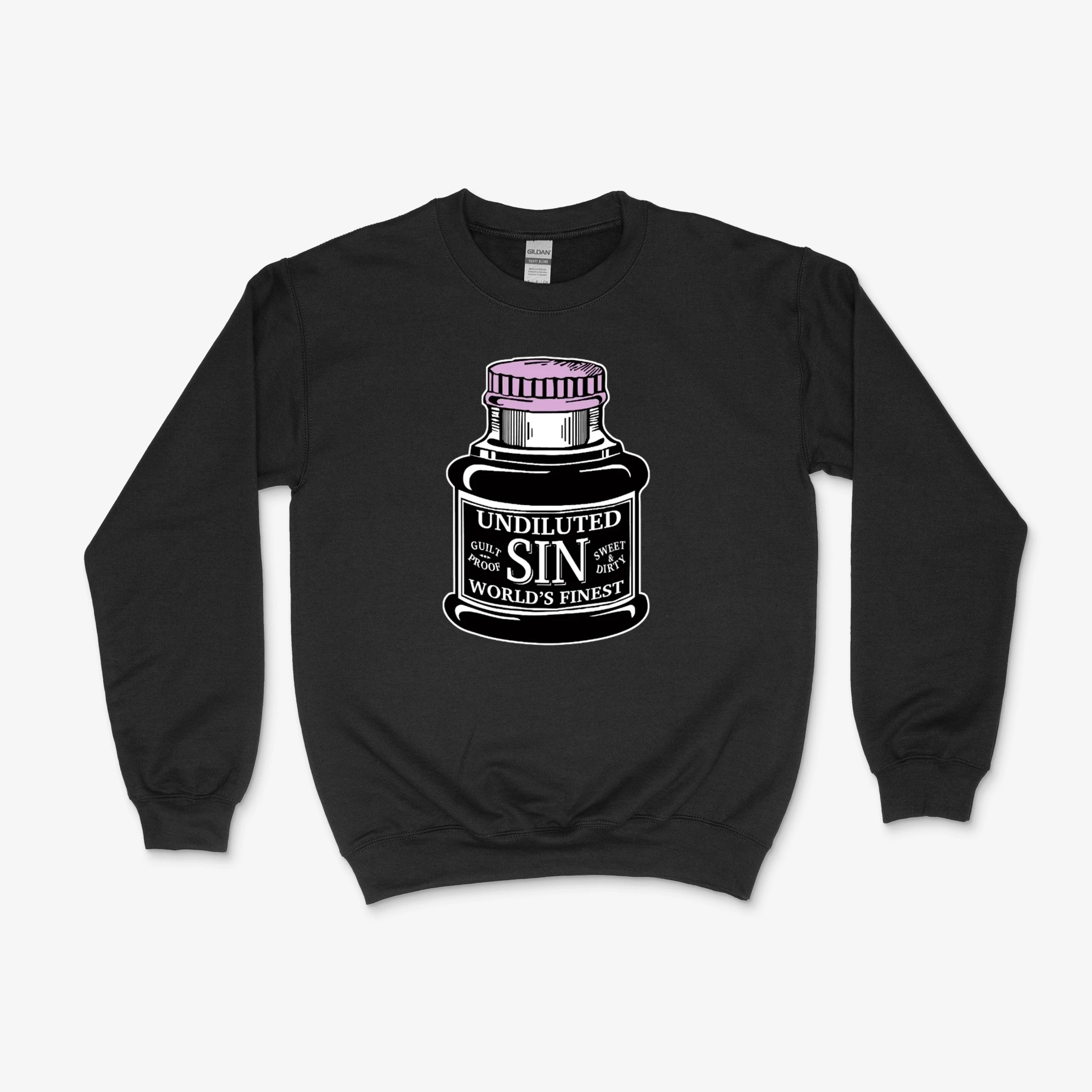 Vintage Bottle Of Undiluted Sin