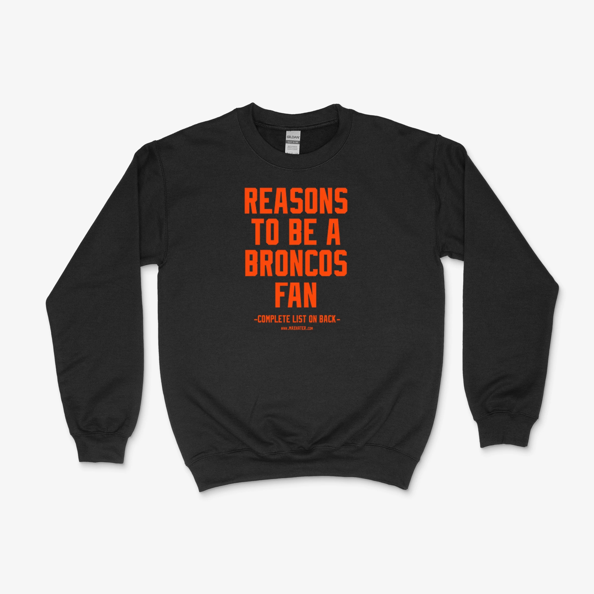 Anti Denver Broncos The No Reasons To Be A Broncos Fan Nfl Gag Gift