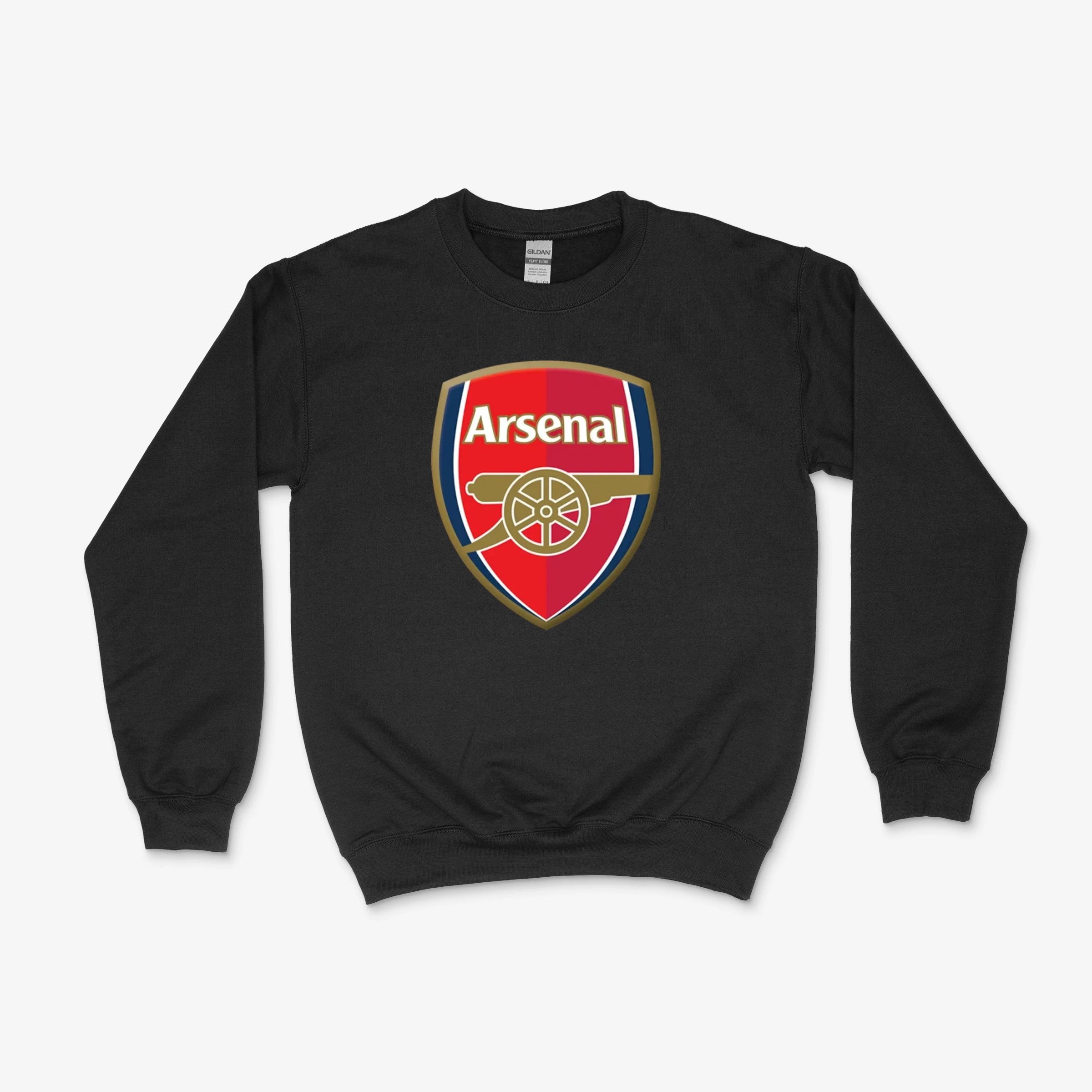 New Arsenal Fc Logo Vintage Standard Black T S To 5xl