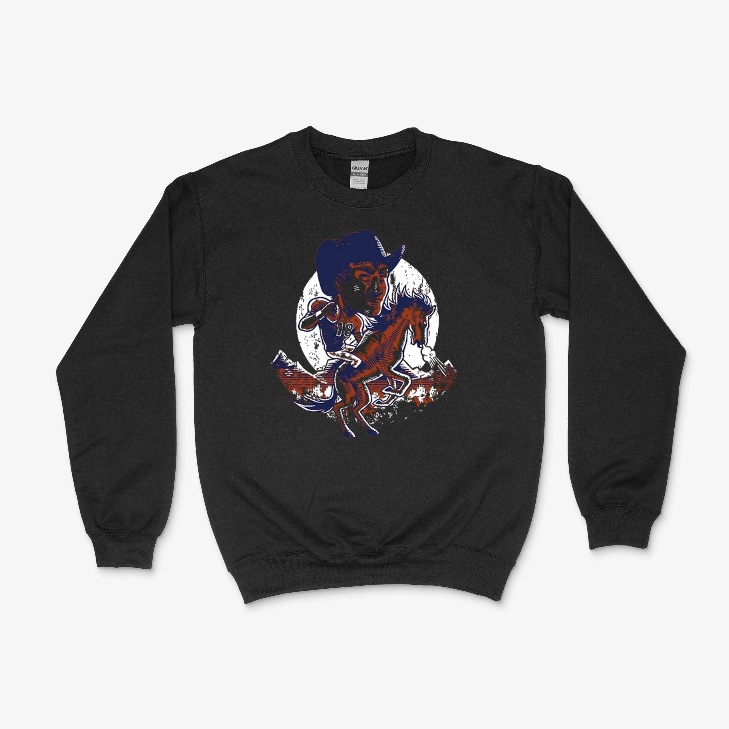 Peyton Manning Denver Broncos Vintage Retro Mile High