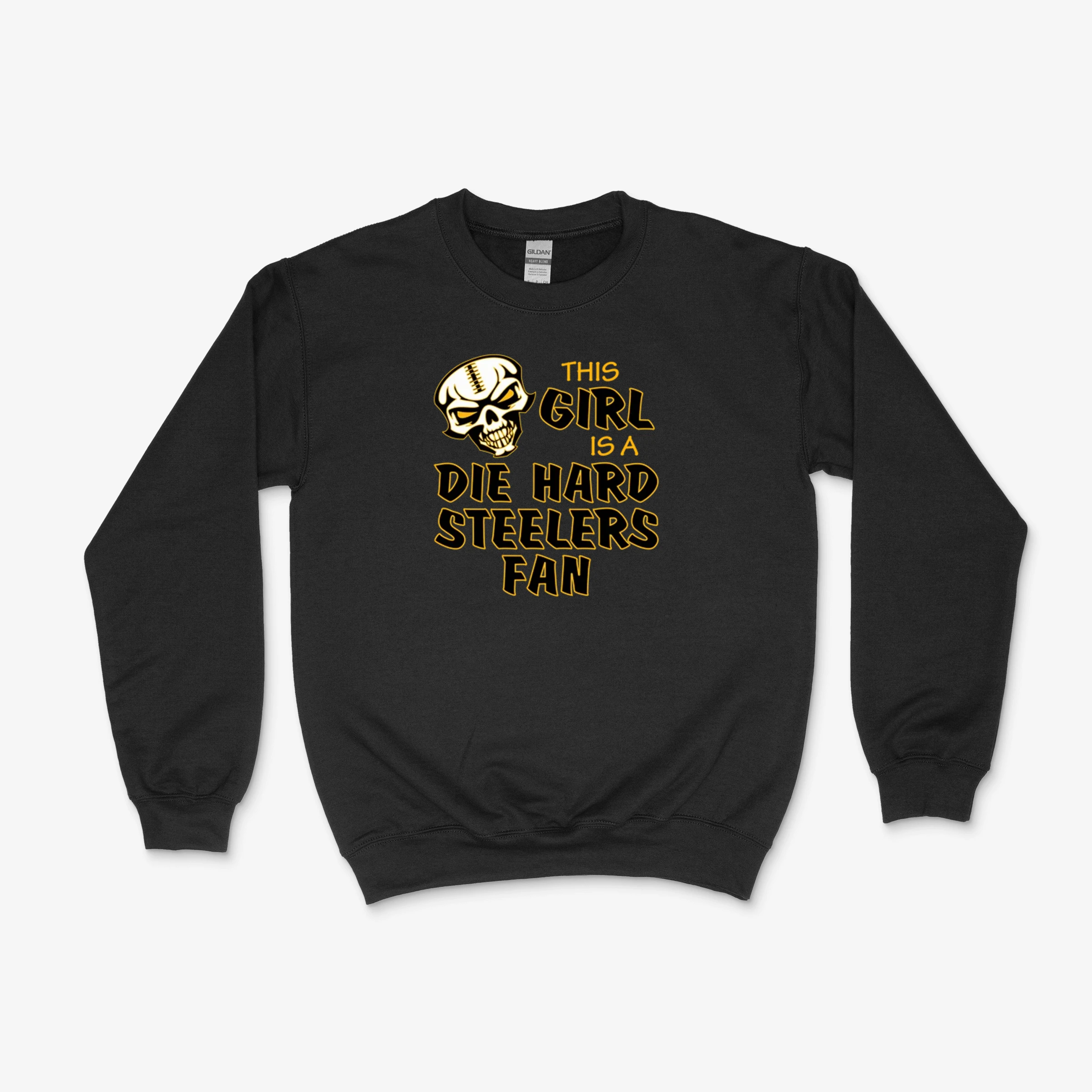 This Girl Is A Die Hard Steelers Fan Football Pittsburgh Steelers Team Colors Ladies