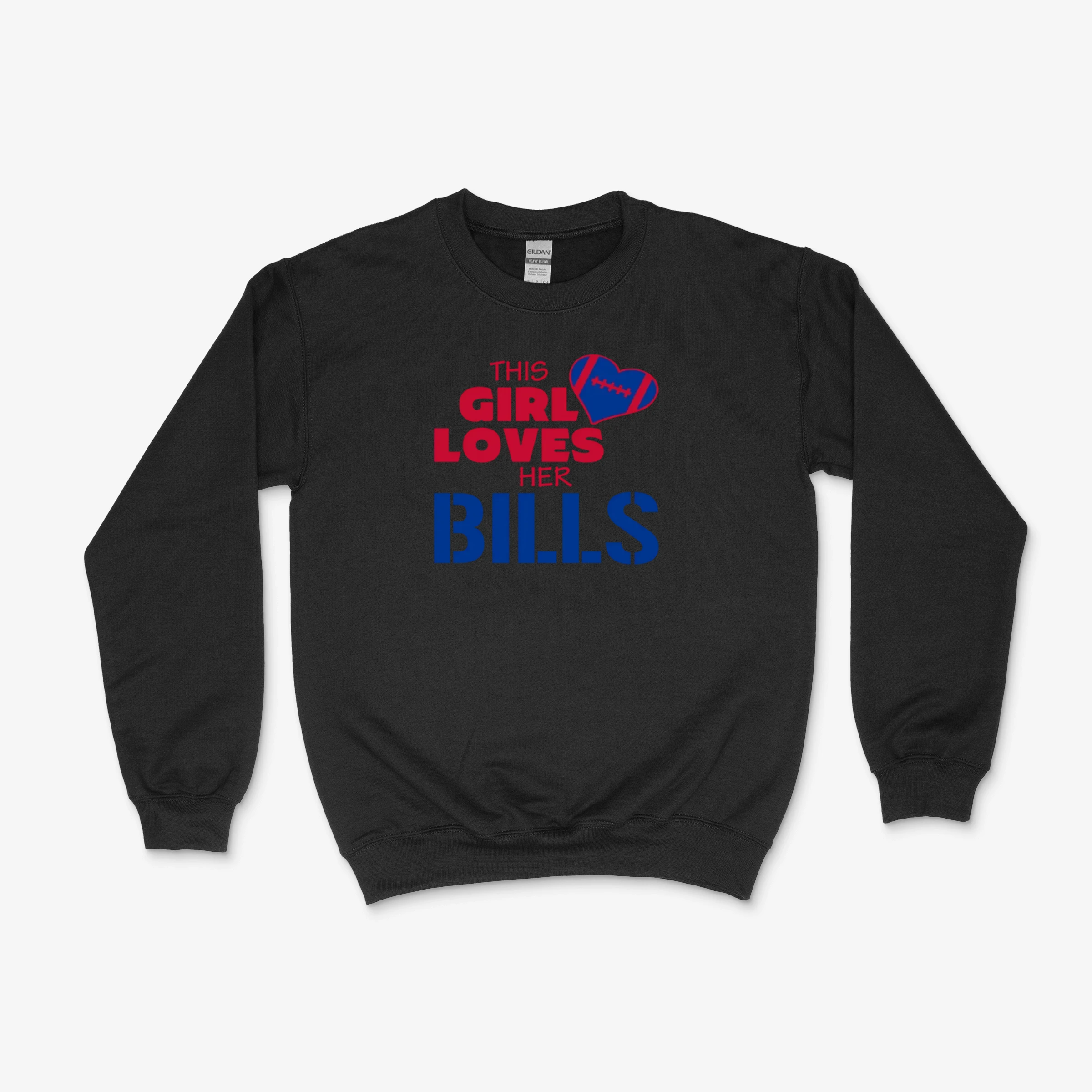 This Girl Loves Her Bills Football Buffalo Bills Team Colors Ladies