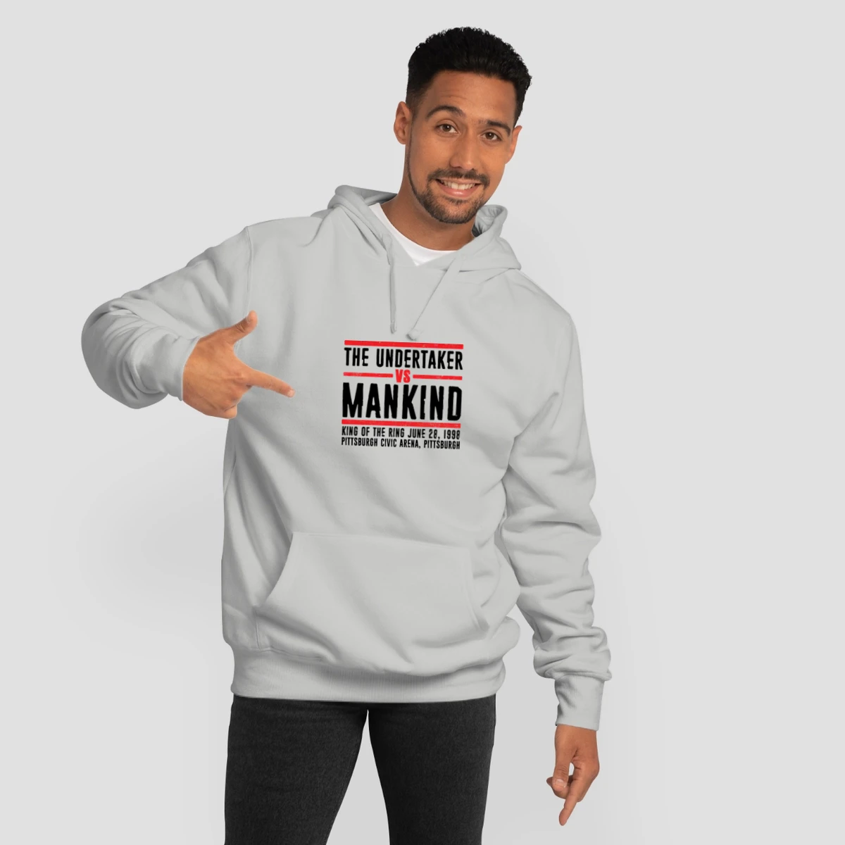 The Undertaker Vs Mankind King Of The Ring Retro Look