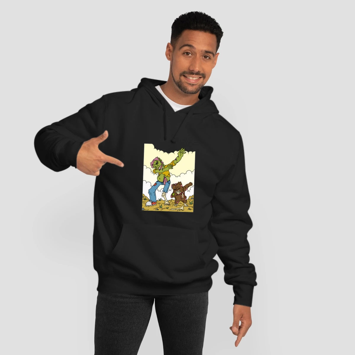 Dabbing Zombie And His Zombie Dog