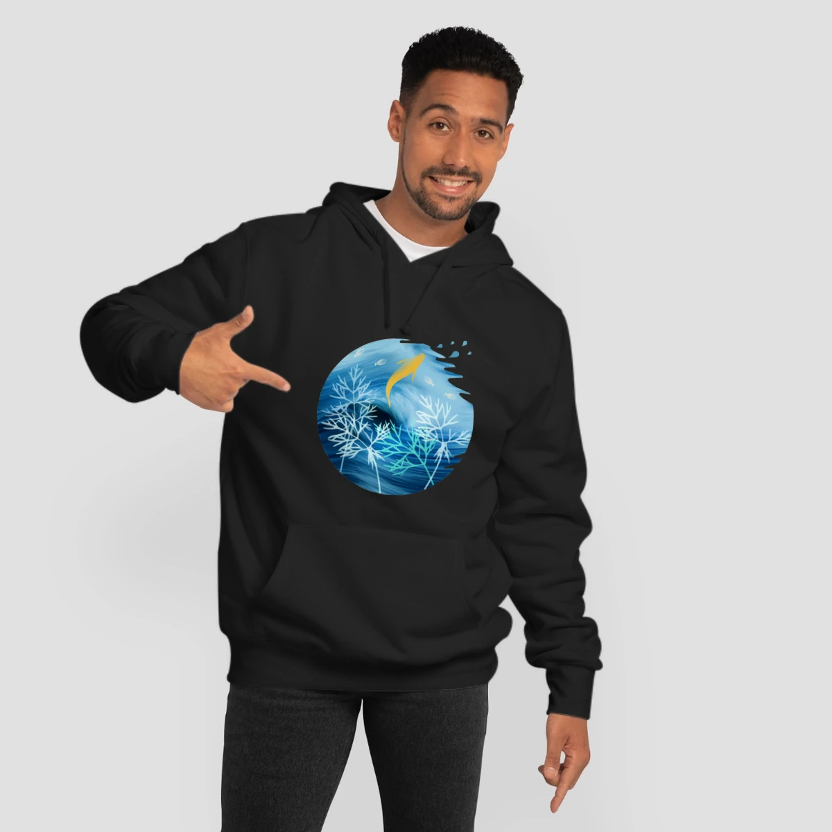 Sea Planet With Fish