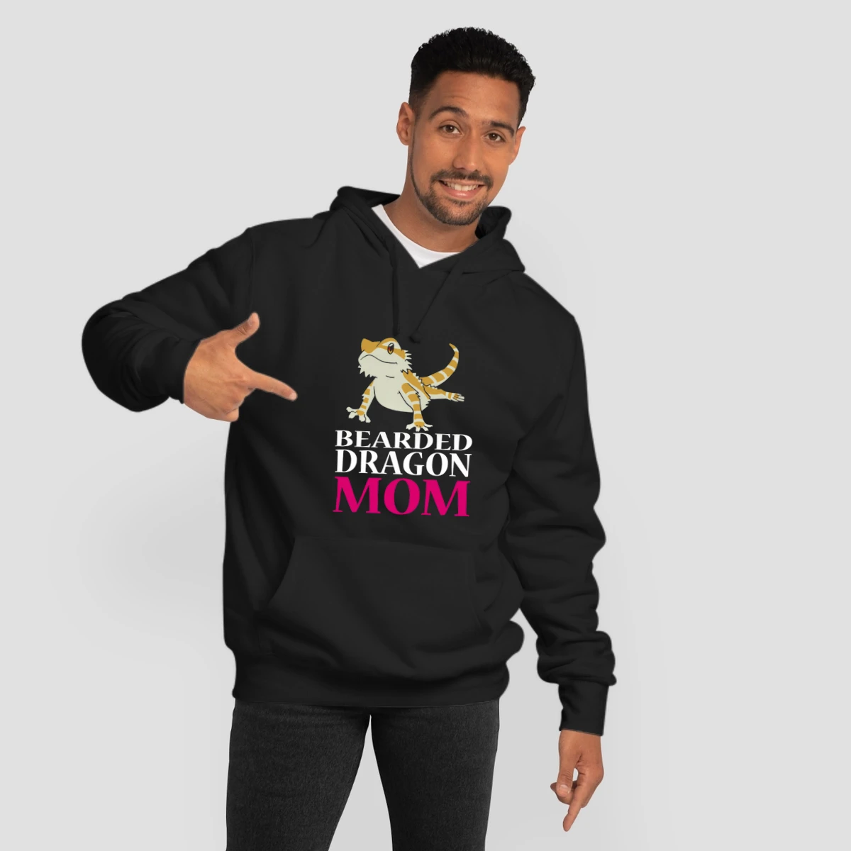 Funny Bearded Dragon Mom Birthday Pet Zoo Premium Black Youth B073fxjxpq 1