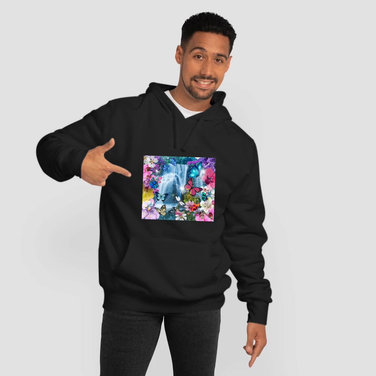 Waterfall Butterflies 20oz Skinny Tumbler