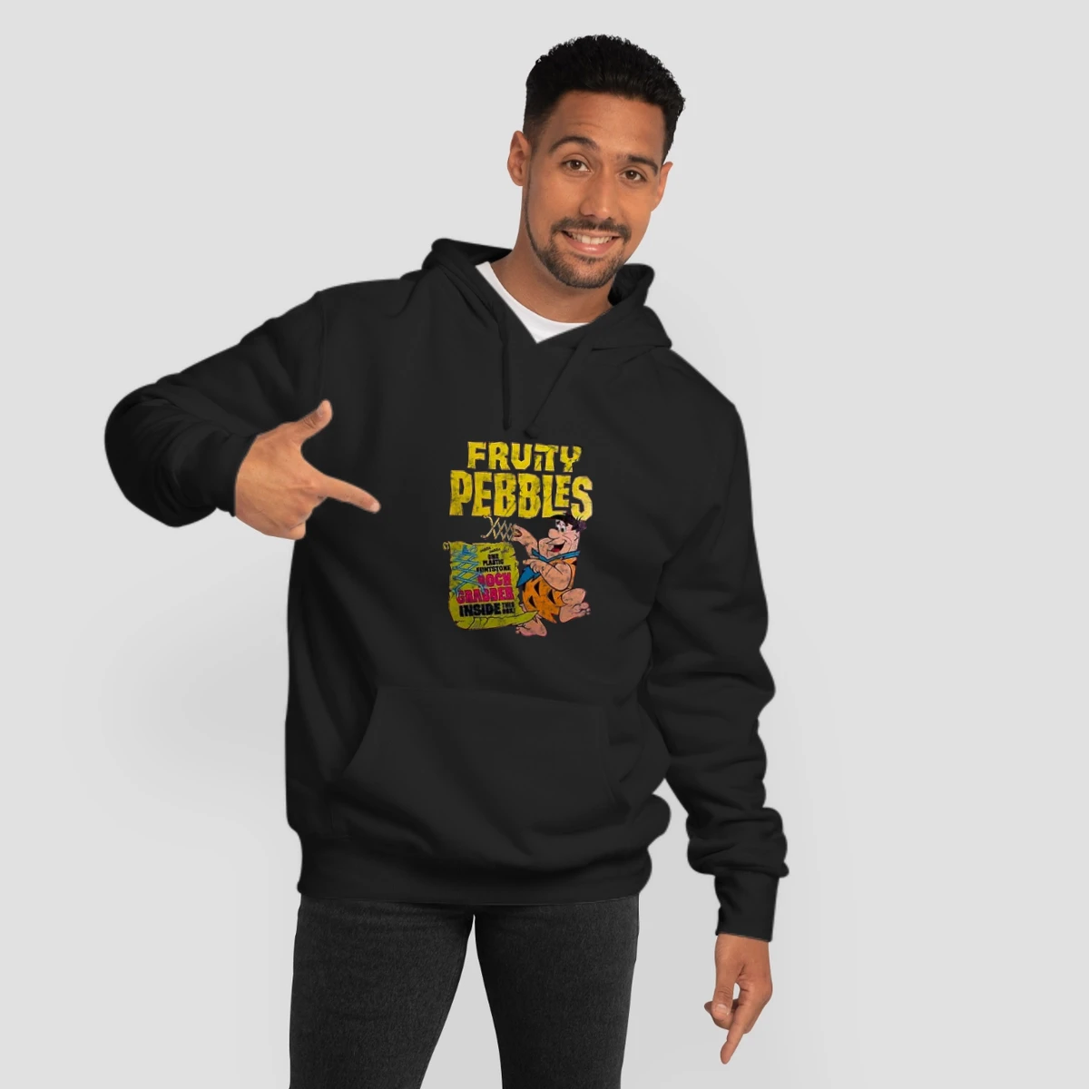 Fruity Pebbles Fred Flinstone Cereal Food Vintage