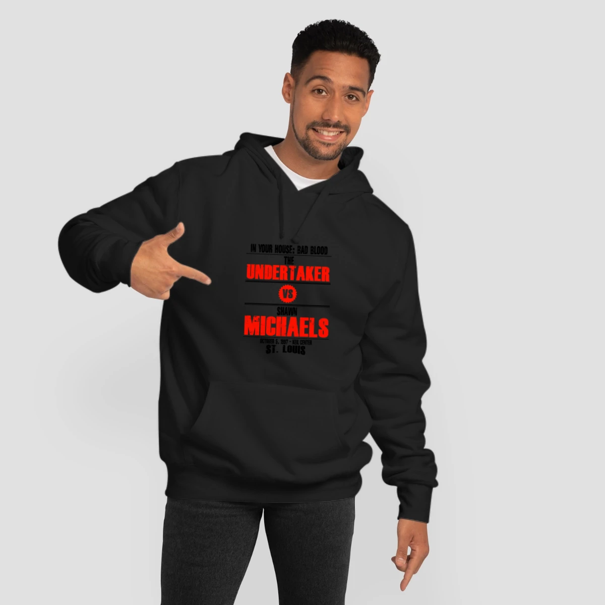 The Undertaker Vs Shawn Michaels In Your House Retro Look