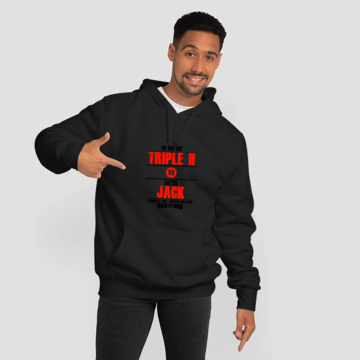 Triple H Vs Cactus Jack No Way Out Retro Look