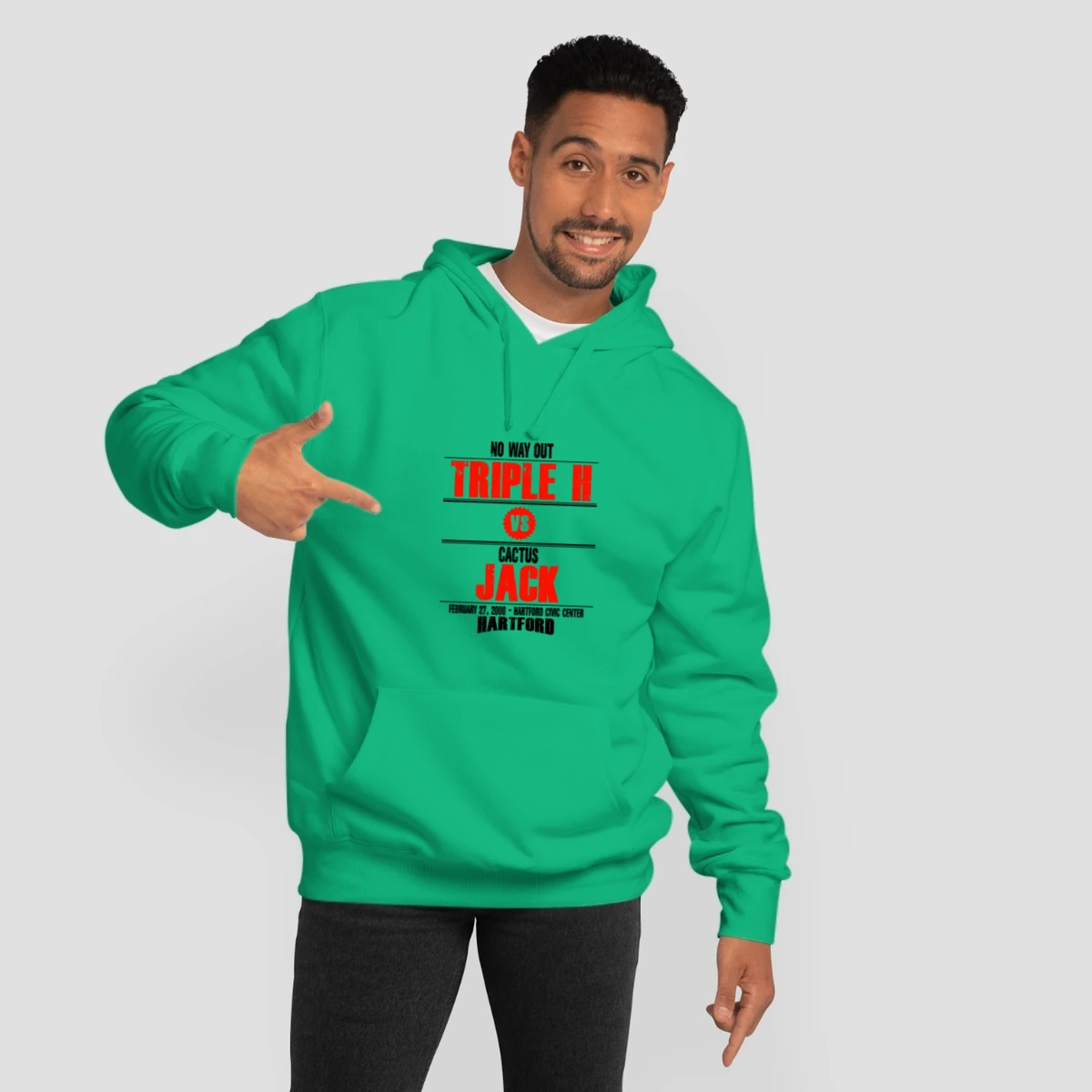 Triple H Vs Cactus Jack No Way Out Retro Look