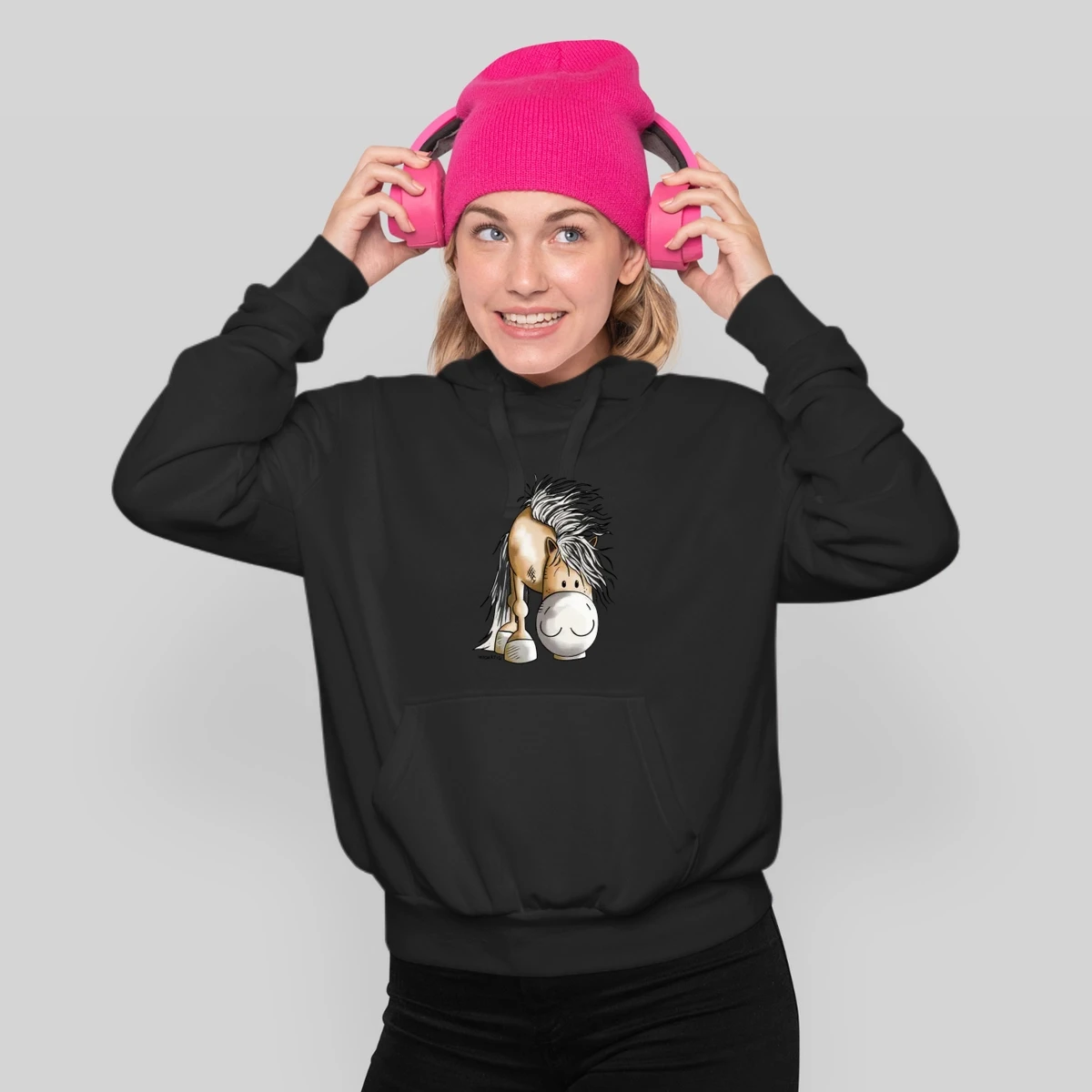 Funny Fjord Horse Horses Cartoon Gift