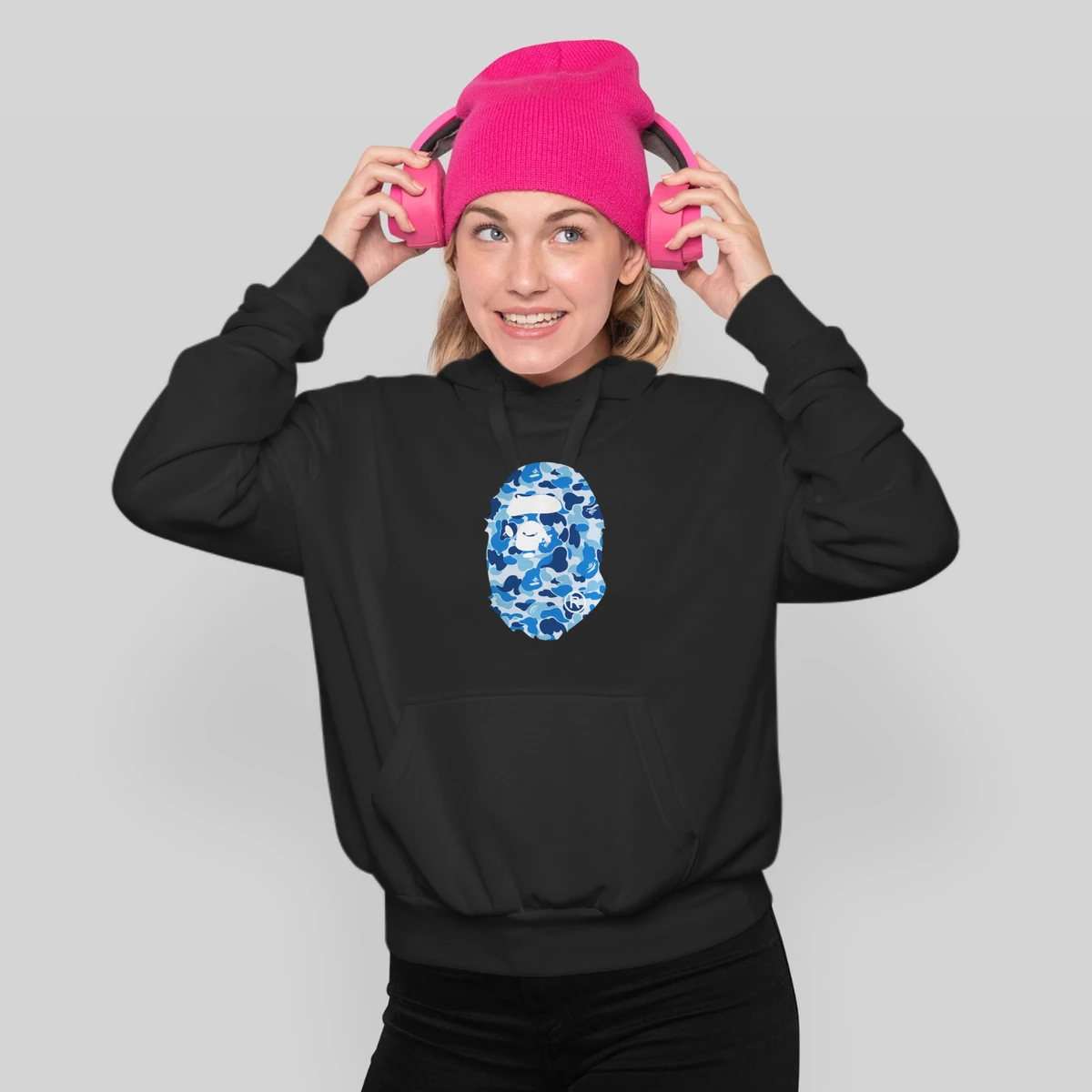 Bape R Abc Blue Camo