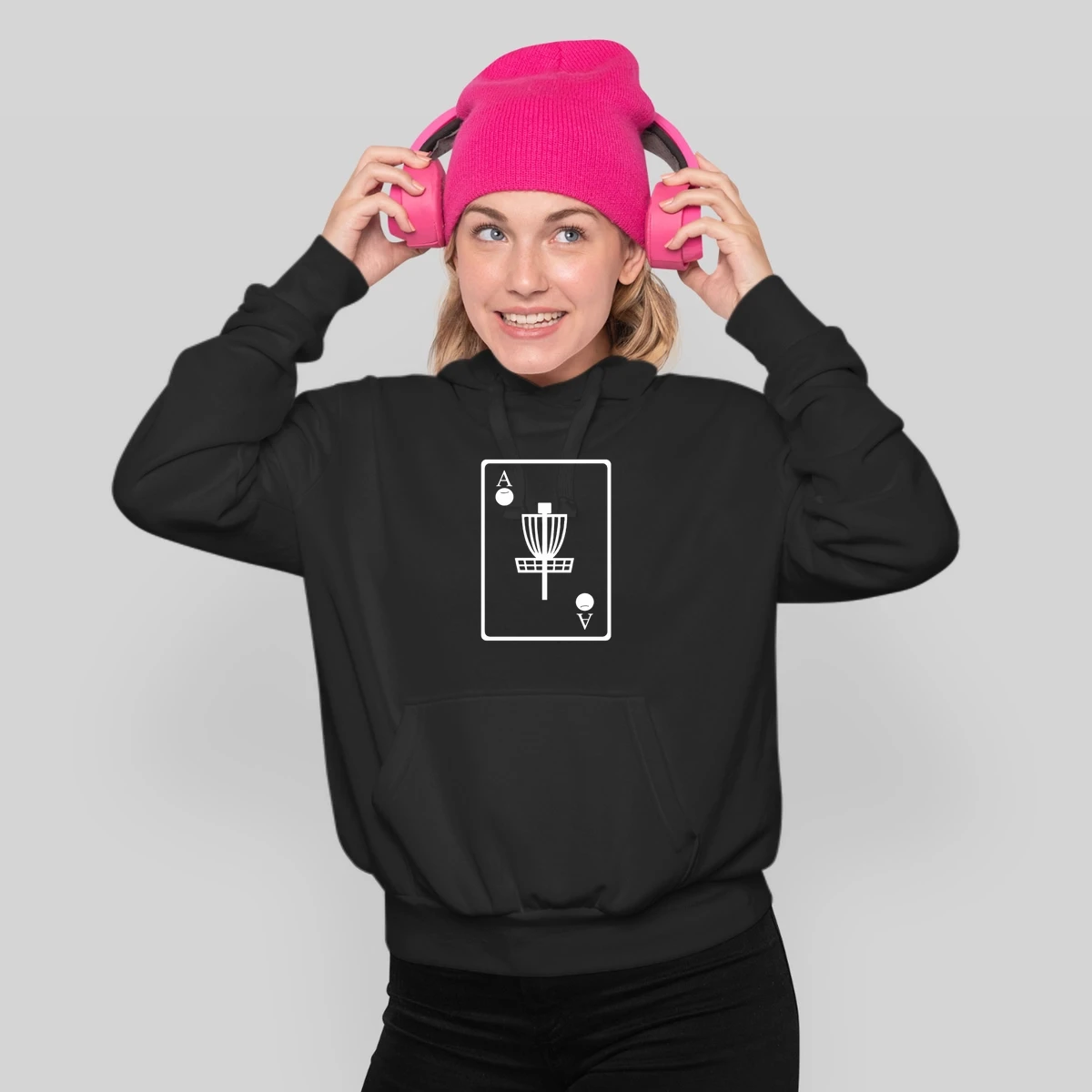 Disc Golf Ace Card Target Chains Frisbee Womens