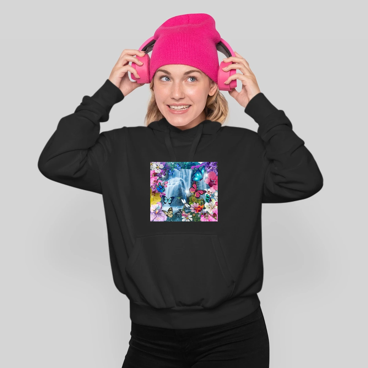 Waterfall Butterflies 20oz Skinny Tumbler