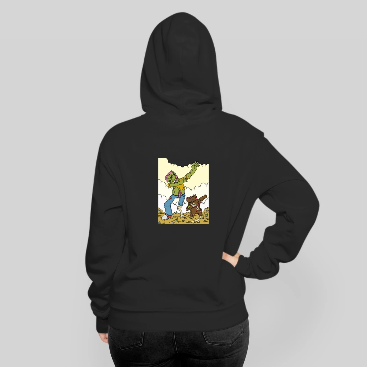 Dabbing Zombie And His Zombie Dog