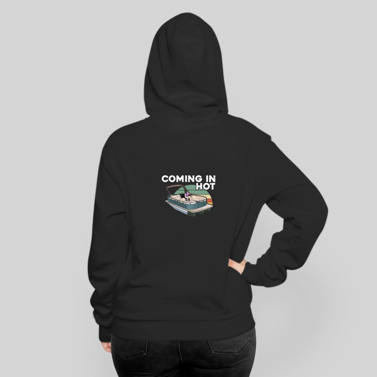 Coming In Hot Funny Pontoon Boat Captain Gift