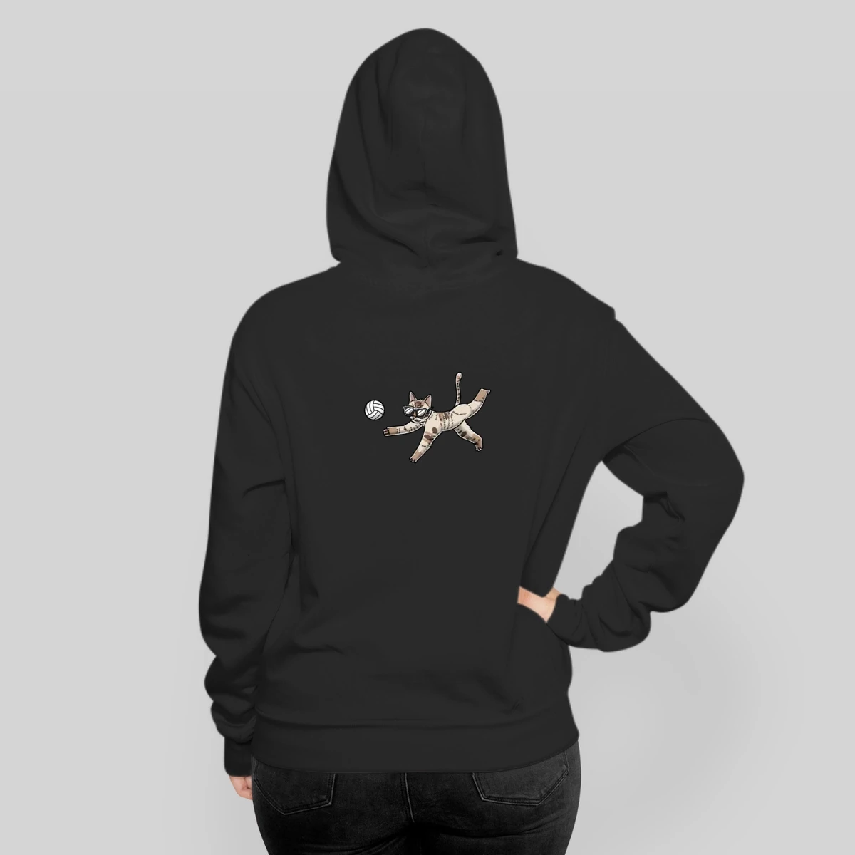 Funny Cat Lover Volleyball Player Pet Kittens