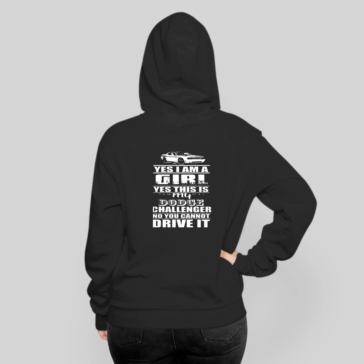 A Girl Dodge Challenger You Canot Drive