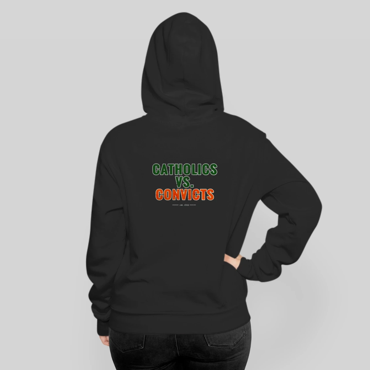 Catholics Vs Convicts Est 1988 Vintage Distressed