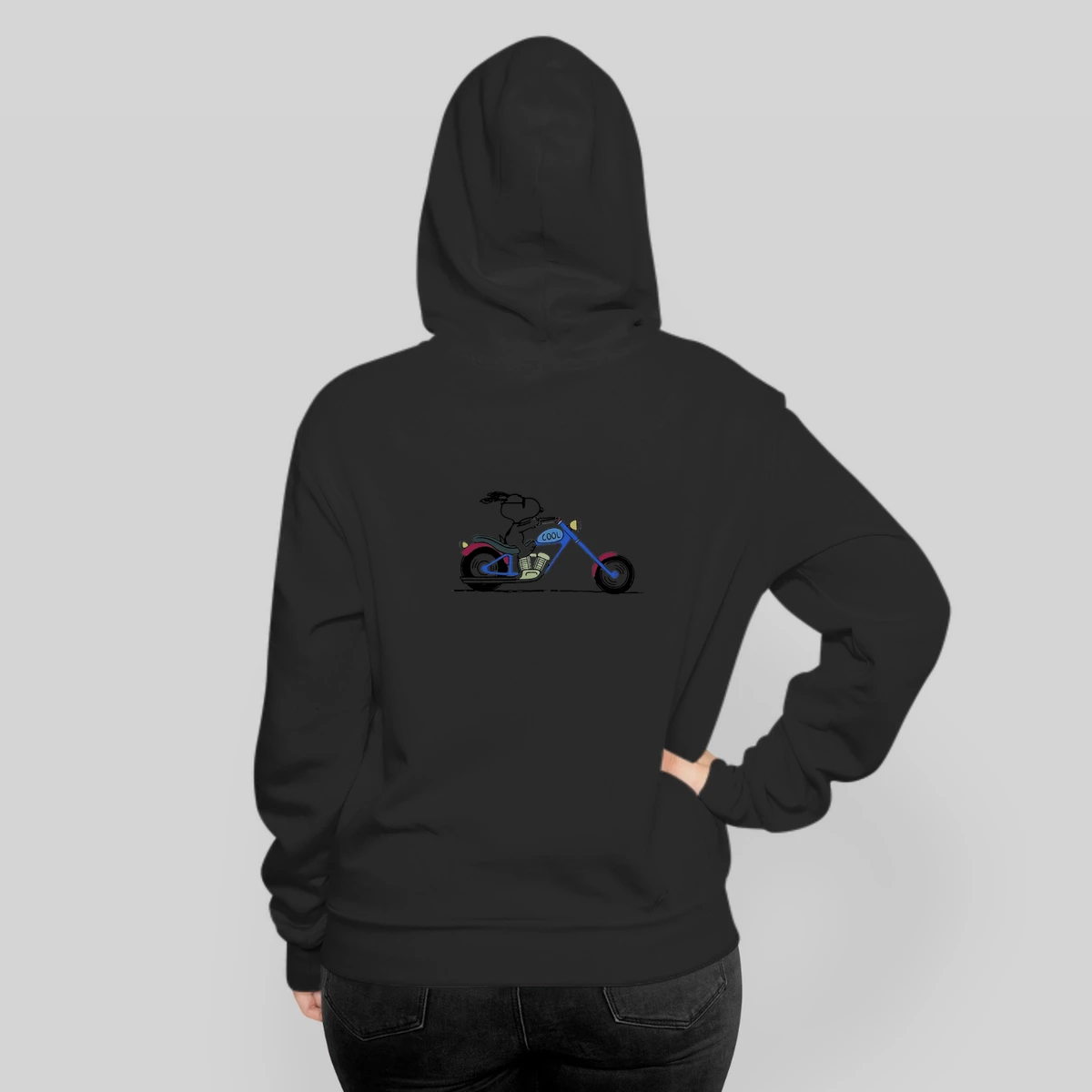 Cool Snoopy Riding Motorcycle Peanuts