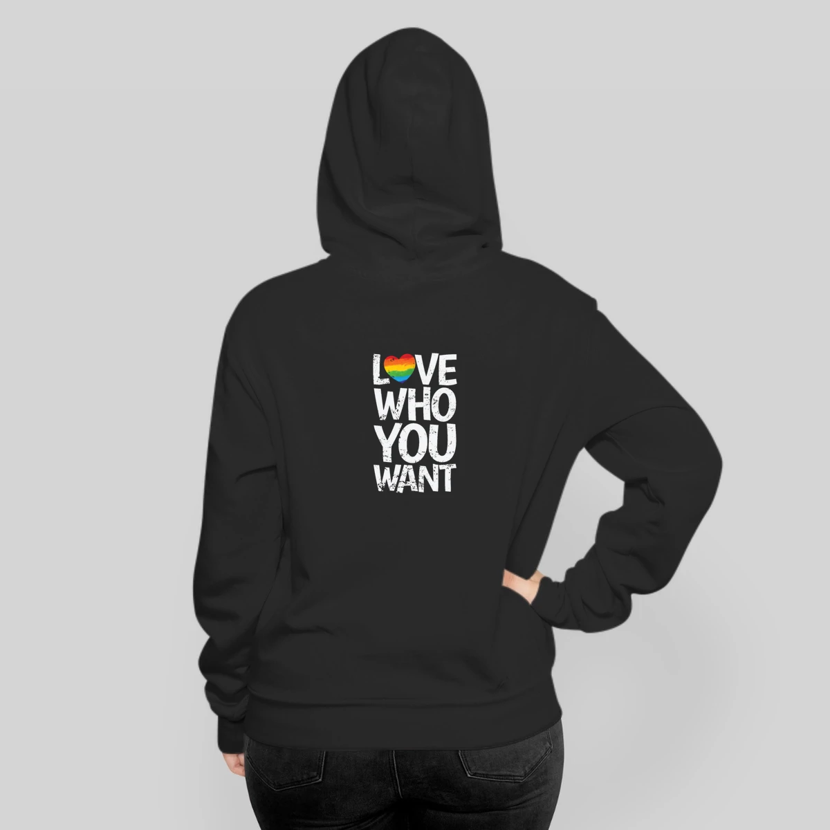 Love Who You Want Lgbt Rainbow Colors Pride