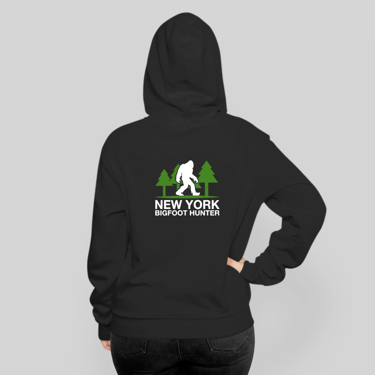 New York Bigfoot Hunter Funny Sasquatch