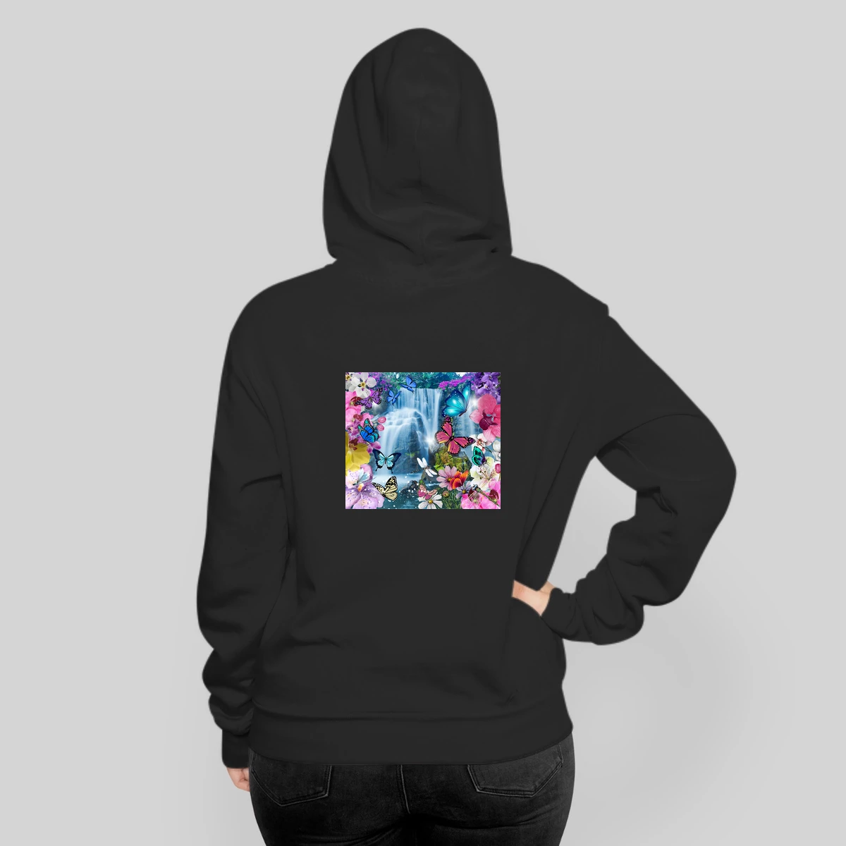 Waterfall Butterflies 20oz Skinny Tumbler