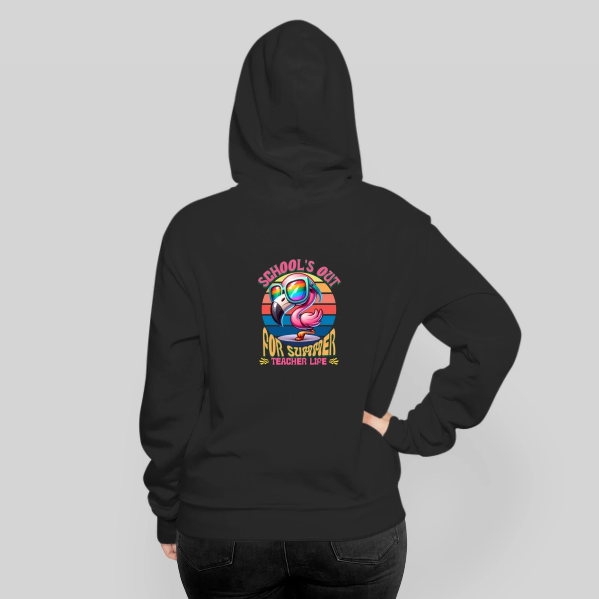 Schools Out For Summer Teacher Life Flamingo Vibe