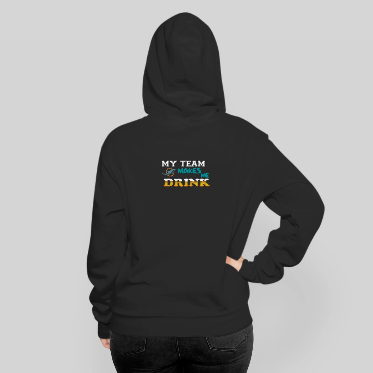Miami Dolphins Miami Dolphins Tshirtdolphins T Shirtmiami Dolphins My Team Makes Me Drink