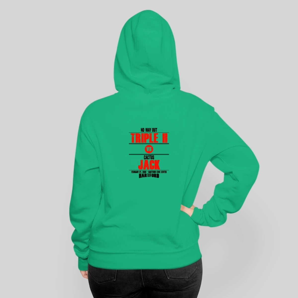 Triple H Vs Cactus Jack No Way Out Retro Look