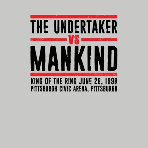 The Undertaker Vs Mankind King Of The Ring Retro Look