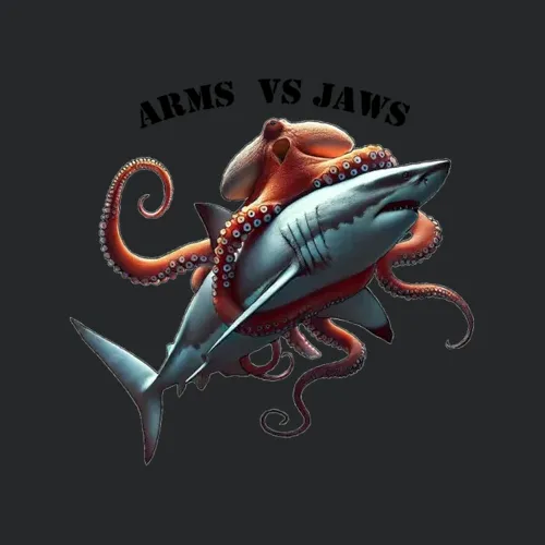 Octopus Wrapped Around A Great White Shark Urm