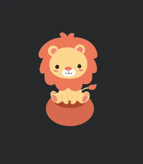 Cute Little Lion Design