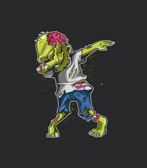 Green Zombie Dabbing Shirt