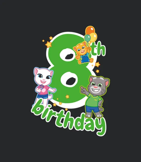 Talking Tom And Friends 8th Birthday
