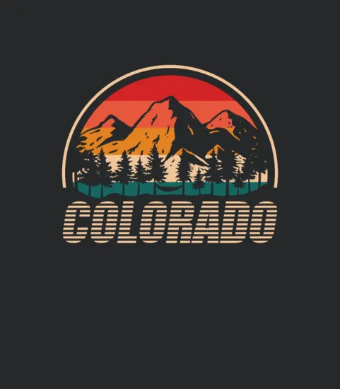 Colorado Mountain Lover Hiking Fan Colorado State