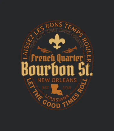 French Quarter Bourbon Street New Orleans Laissez